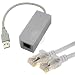 eForCity Brand New USB Lan Adapter + FREE Cate5e Ethernet 25ft White Cable for Nintendo Wii