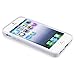 eForCity® TPU Rubber Skin Case Cover compatible with Apple® iPhone® 5 / 5S, White S Shape