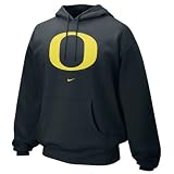 Nike Oregon Ducks Black Arch Lettering Fleece Hoody Sweatshirt