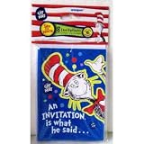  : Dr. Seuss The Cat in the Hat - Party Invitations Set of 8