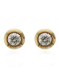 10K Yellow Gold Diamond Stud Earrings(GH, I1-I2, 0.20 carat)