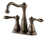 Price Pfister 046M0BZ Marielle Double-Handle Centerset Lavatory Faucet, Bronze