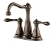 Tools & Hardware : Price Pfister 046M0BZ Marielle Double-Handle Centerset Lavatory Faucet, Bronze