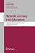 Hybrid Learning and Education: Second Internationa...
