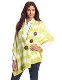 Pure Handknit Womens Original Button Tie-Dye