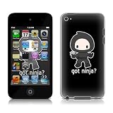 Got Ninja Design Protector Skin Decal Sticker for Apple iPod Touch 4G (4th Gen)