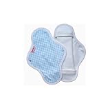 Sckoon Organic Cotton Cloth Menstrual Mini Pad (with 1 liner) Blue Check