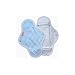 Sckoon Organic Cotton Cloth Menstrual Mini Pad (with 1 liner) Blue Check