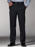 Everyday Suit Separates Slacks Flat Front Pants Trouser Charcoal