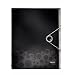 Leitz 45690095 Ordnungsmappe Bebop Ordnungsmappe Bebop, 6 F�cher, PP, schwarz