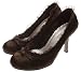 Balmoral Satin Pumps Rüschen Braun (P65n)