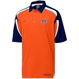 Nike Auburn Tigers Orange Endline Coaches Polo