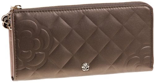 [クレイサス] CLATHAS カルラ　ビッグカメリアキルティング外Ｌファスナー長財布