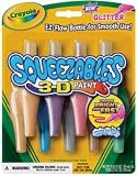 Squeezable Washable 3-D Paint - Glitter - 9 ct