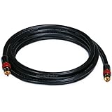 Monoprice 10ft High-quality Coaxial Audio/Video RCA CL2 Rated Cable - RG6/U 75ohm (for S/PDIF, Digital Coax, Subwoofer, and Compos