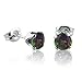 5MM Round Mystic Topaz Stud Earrings in Sterling Silver 1ct tgw