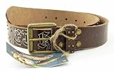 Ed Hardy - Ed Hardy By Christian Audigier Tiger Mouth C In Brown Men's Belt EH1133