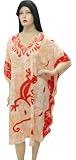 Elegant LIZARD Printed Plus Size Short Kaftan Caftan Cover Up VALENTINE'S DAY GIFT