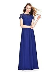 A-line Halter Lace Chiffon Evening Dress/Homecoming Dress/Bridesmaid Dress/Prom Dress/Wedding Party Dress 