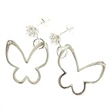 Folli Follie バタフライシルバーピアス