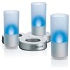 Philips - Imageo CandleLights - 3 Bougies LED Photophores, Bleu, Luminaire d'ambiance design - 6910835PH