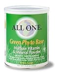 All One - All One Green Phyto Base Multi Vitamin & Mineral, 2.2 lb powder