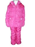 Girls and Toddler Pulse Puffer Bundle 2pc Set Snowsuit, Ski Snowboard Coat Jacket and Bibs, Purple or Hot Pink Sizes 2T-4T and 4-7 Snow Suit