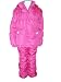 Girls and Toddler Pulse Puffer Bundle 2pc Set Snowsuit, Ski Snowboard Coat Jacket and Bibs, Purple or Hot Pink Sizes 2T 3T 4T and 4/5 6 7 Snow Suit
