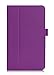 FYY Case for Galaxy Tab E 8.0 - Premium PU Leather Case Stand Cover with Card Slots, Note Holder, Elastic Strap for Samsung Galaxy Tab E 8.0 4G LTE SM-T377 Tablet Purple