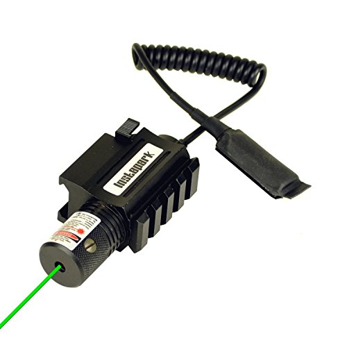 Instapark® GLS-3 Pistol / Rifle Compact Mounted Green Laser Sight with Picatinny Rail