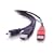 Cables To Go Usb 2.0 Mini-b Male To 2 Usb A Male Y-cable