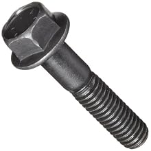 Grade 8 Steel Flange Bolt, Phosphate & Oil Finish, Hex Head, UNC Threads, Hex Head, Meets IFI-111 (2002)/SAE J429 (1999)/ASTM B633 Specifications, 1/2"-13 Thread Size, 4" Length, Partially Threaded, Pack Of 10