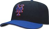 New York Mets Road Black w/Royal Brim Pinch Hitter Adjustable Hat