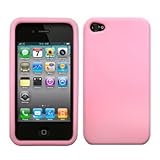 Light Pink Premium Silicone Case / Skin / Cover for Apple iPhone 4 / 4G