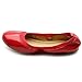 Ollio Women's Ballet Shoe Comfort Cute Enamel Flat