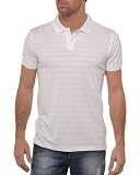 T-Traxx – Polo homme blanc rayures relief – Couleur : Blanc Taille : XXL T-Traxx – Polo homme blanc rayures relief – Couleur : Blanc Taille : XXL