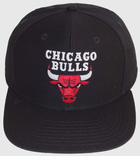 Chicago Bulls Retro Hat Cap Snapback Jordan BLK BLK GRN
