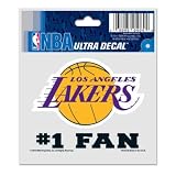 Los Angeles Lakers 3"x4" Ultra Decal Window Cling