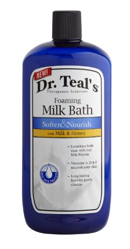 Dr. Teal's Foaming Milk Bath with Milk and Honey, 34 Fluid Ounce