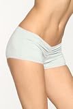 Underglam Mint Pink Trim Boy Short with Ruching M
