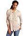 Testament Womens Zara Large Sleeve Button-Up Pocket Top