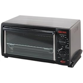 Aroma ABT-208S 4-Slice Stainless Steel Toaster Oven by Aroma