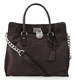 UPC 885949963094 product image for Michael Kors Crocodile-embossed leather Hamilton Large Tote Satchel Handbag - Ch | upcitemdb.com
