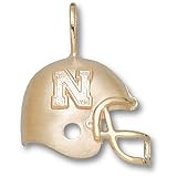 University of Nebraska N Helmet Pendant (14kt)