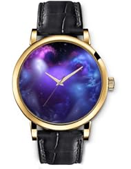 SPRAWL Aanalog Fashion Series Gold Ladies Watches of Genuine Black Leather Strap,Unique Wrist Watch for Women Girls Designed with Dark colors fuzzy