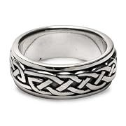 Celticweave Sterling Silver Spinner Ring