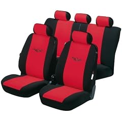 Autositzbezug Set Corner grau-rot von Walser mit CLIX III