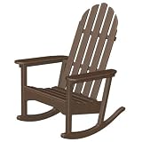 Poly-wood Recycled Plastic Wood Classic Adirondack Rocking Chair