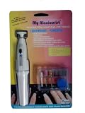 VOGUE PROFESSIONAL (r) My MANICURIST (r) Shape your Nails in seconds ! Nail Slim Powerful Electric Drill FILE Portable Salon Machine w/ 21 pcs Pro Bits Acrylics Accessories Tool Kit