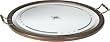 Kensington Collection Round Mirrored Serving Tray